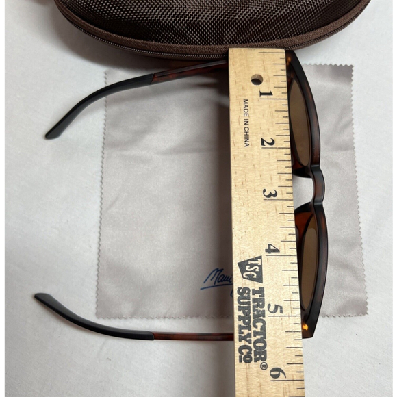 Maui Jim Siren Song STG Brown Tortoise Polarized Sunglasses W/ Zipper Case NWOT - Picture 4 of 14
